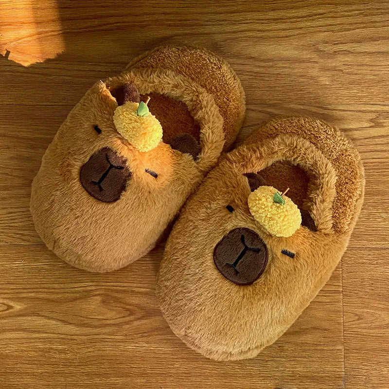 Zapatillas de muñeco Capybara