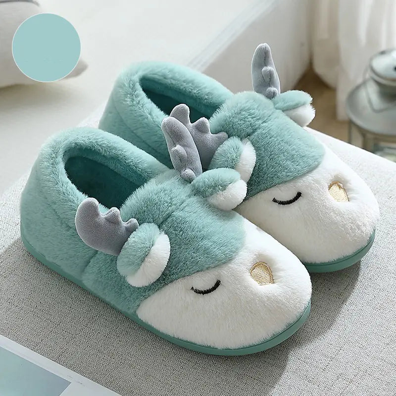 Zapatos de Casa de Algodón de Peluche unisex