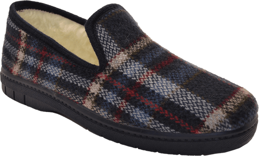 Sabatilla de Quadres de Pura Lana Verge – Feta a Espanya