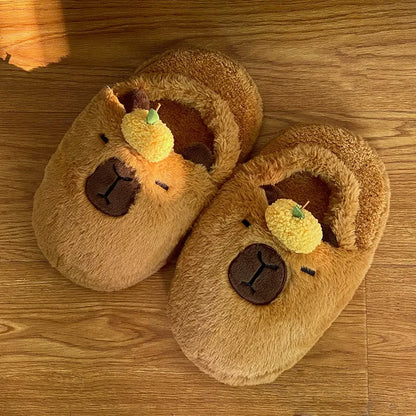 Zapatillas de muñeco Capybara