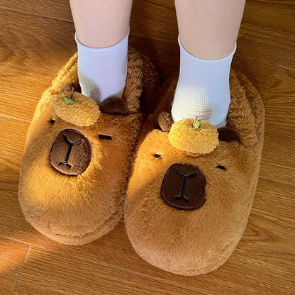 Zapatillas de muñeco Capybara