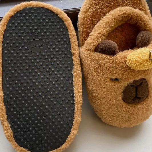 Zapatillas de muñeco Capybara