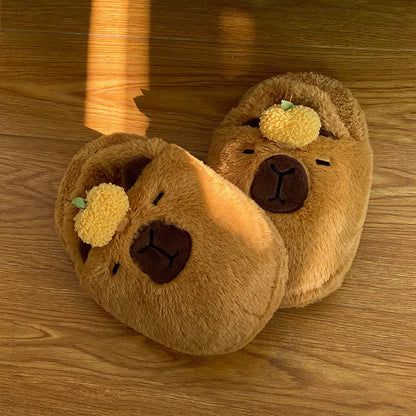 Zapatillas de muñeco Capybara