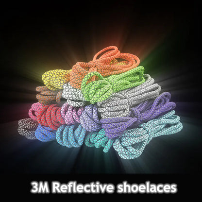Cordones reflectantes de colores