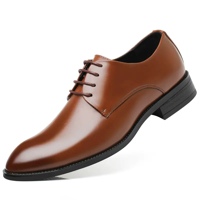 Zapatos de piel con cordones caballero