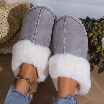 CozySole – Zapatillas de casa invierno con forro cálido de borreguillo