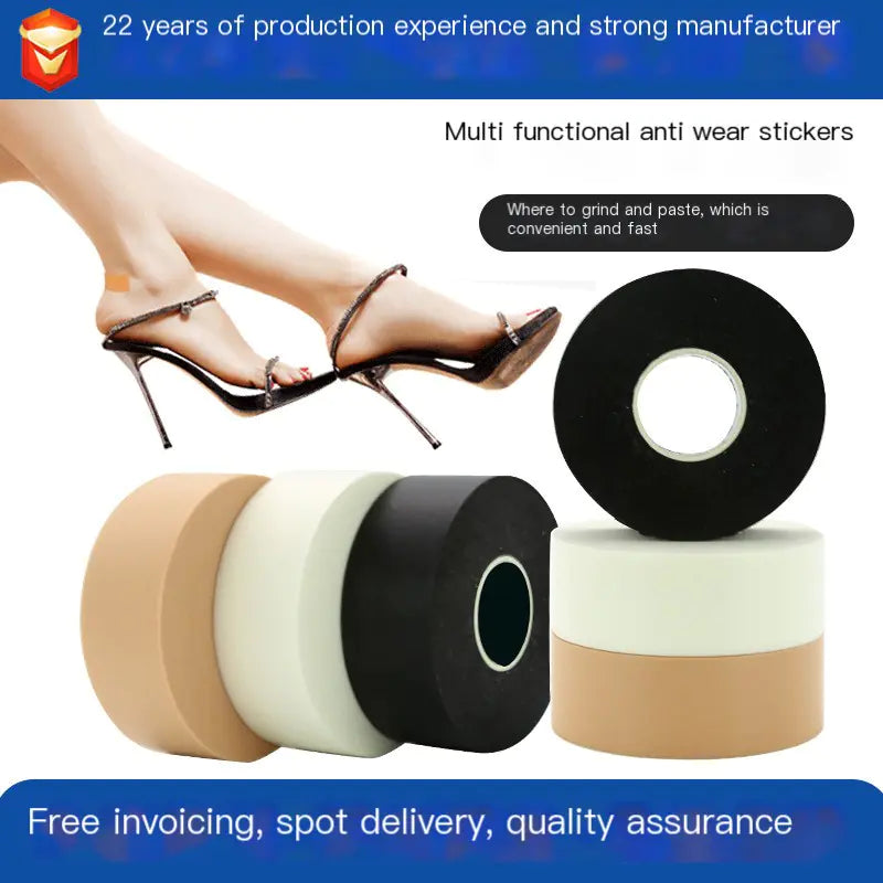 Cinta adhesiva para tacones multifuncional y resistente al agua