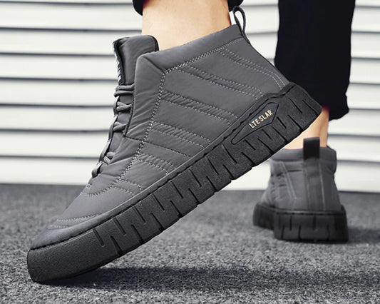 Zapatillas de Titanio Versátiles - Zapatos Casuales de Algodón y Cuero