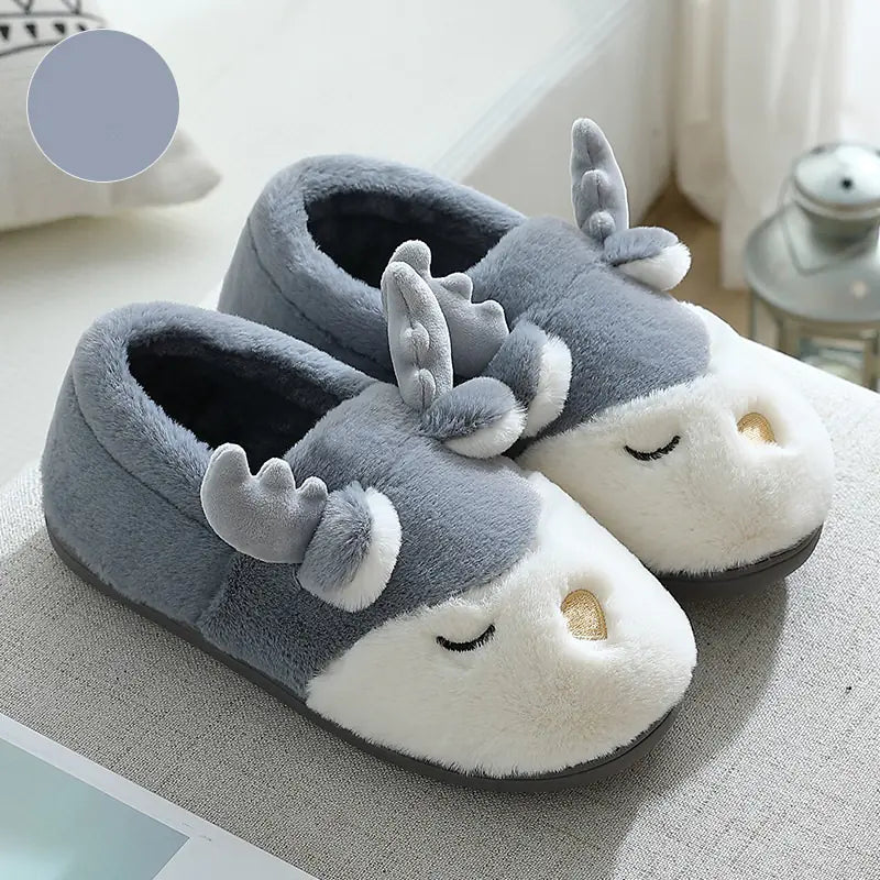 Zapatos de Casa de Algodón de Peluche unisex