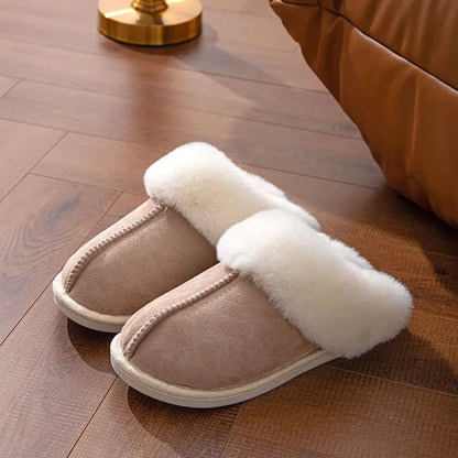 CozySole – Zapatillas de casa invierno con forro cálido de borreguillo