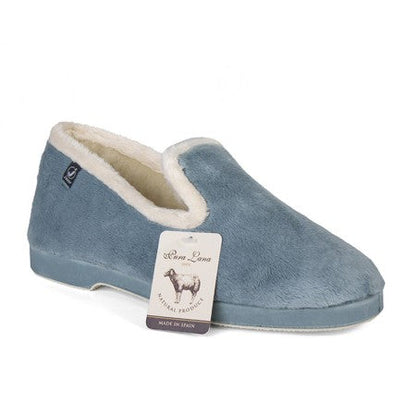 Zapatlilla cerrada borreguillo casa lana virgen