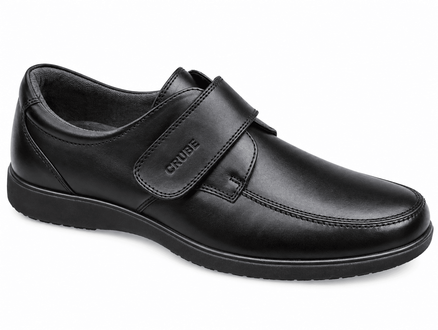 Zapato de piel velcro para pies anchos o con juanetes - Imagen 6