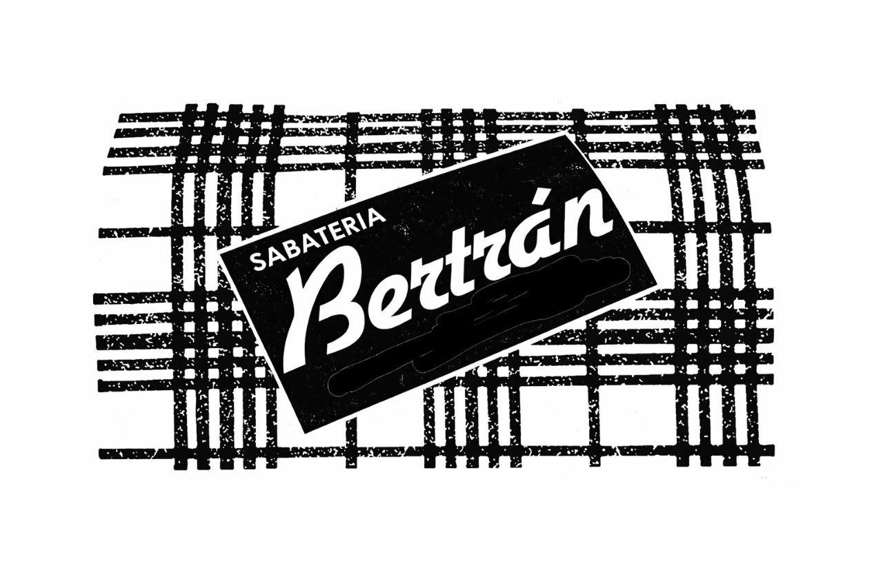 Sello vintage de Sabateria Bertrán